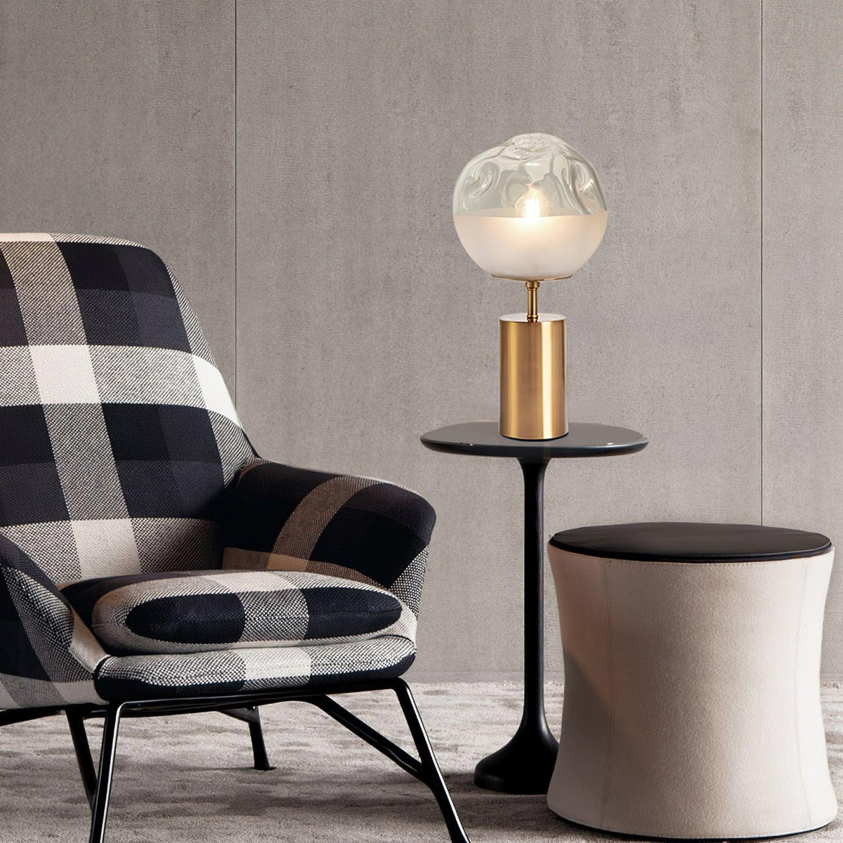 Aurea Classic Tischleuchte aus Glas