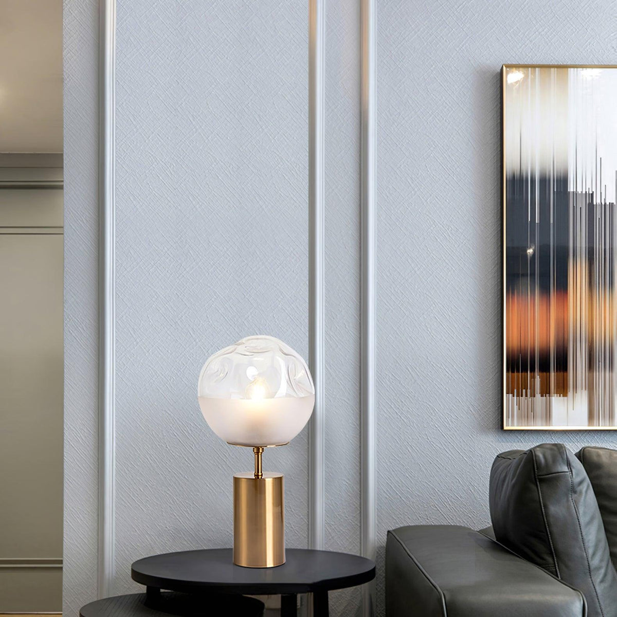 Aurea Classic Tischleuchte aus Glas
