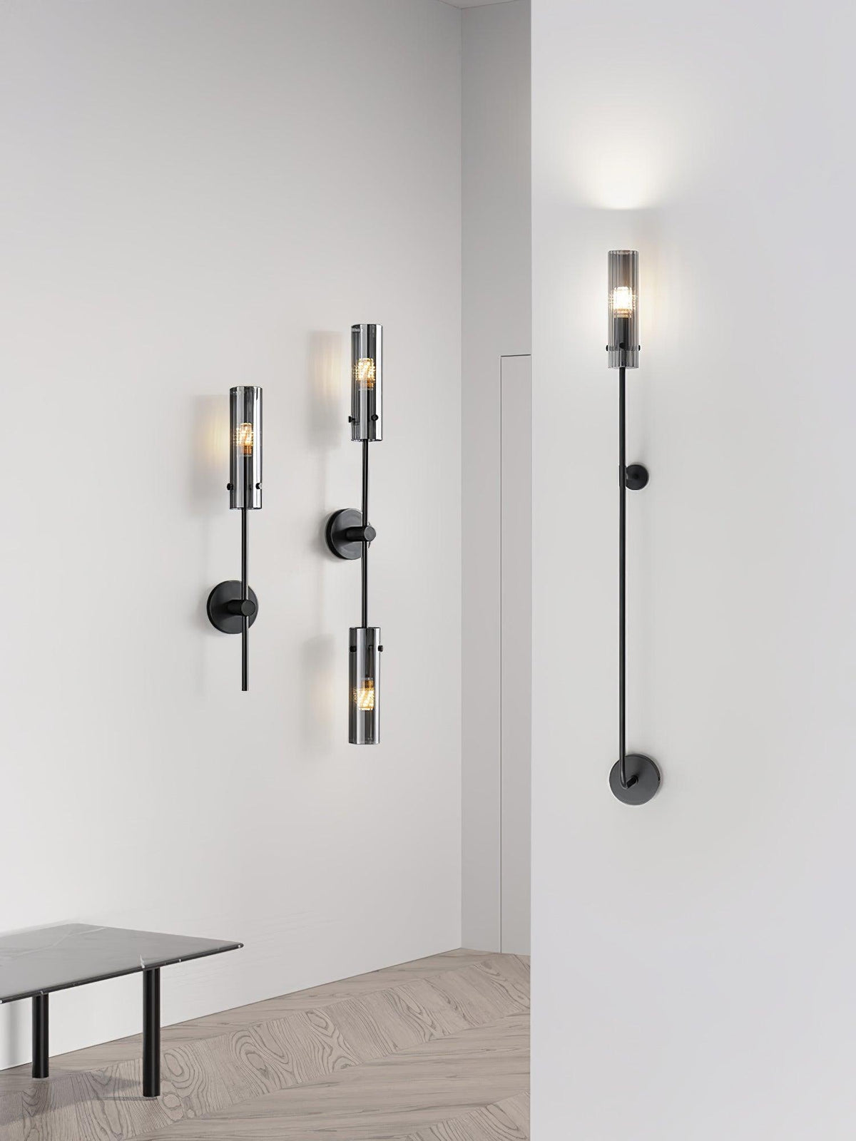 Virixa zeitgenössische minimalistische Vertica-Wandleuchte