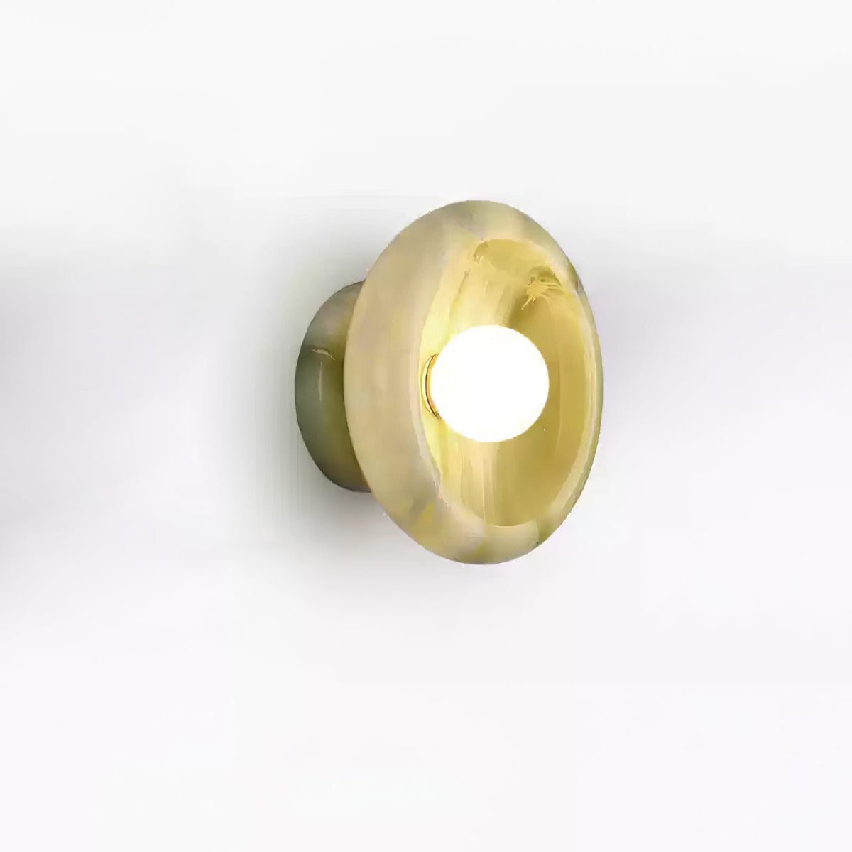 Molt Wandleuchte aus Jade-Marmor im nordischen Kunststil