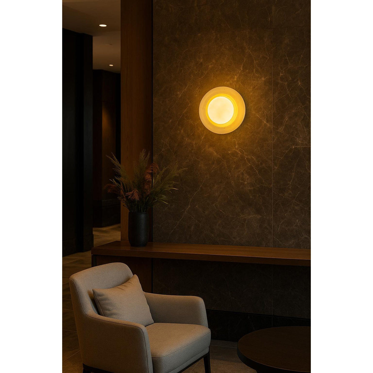 Eclipse Marmor-Wandleuchte