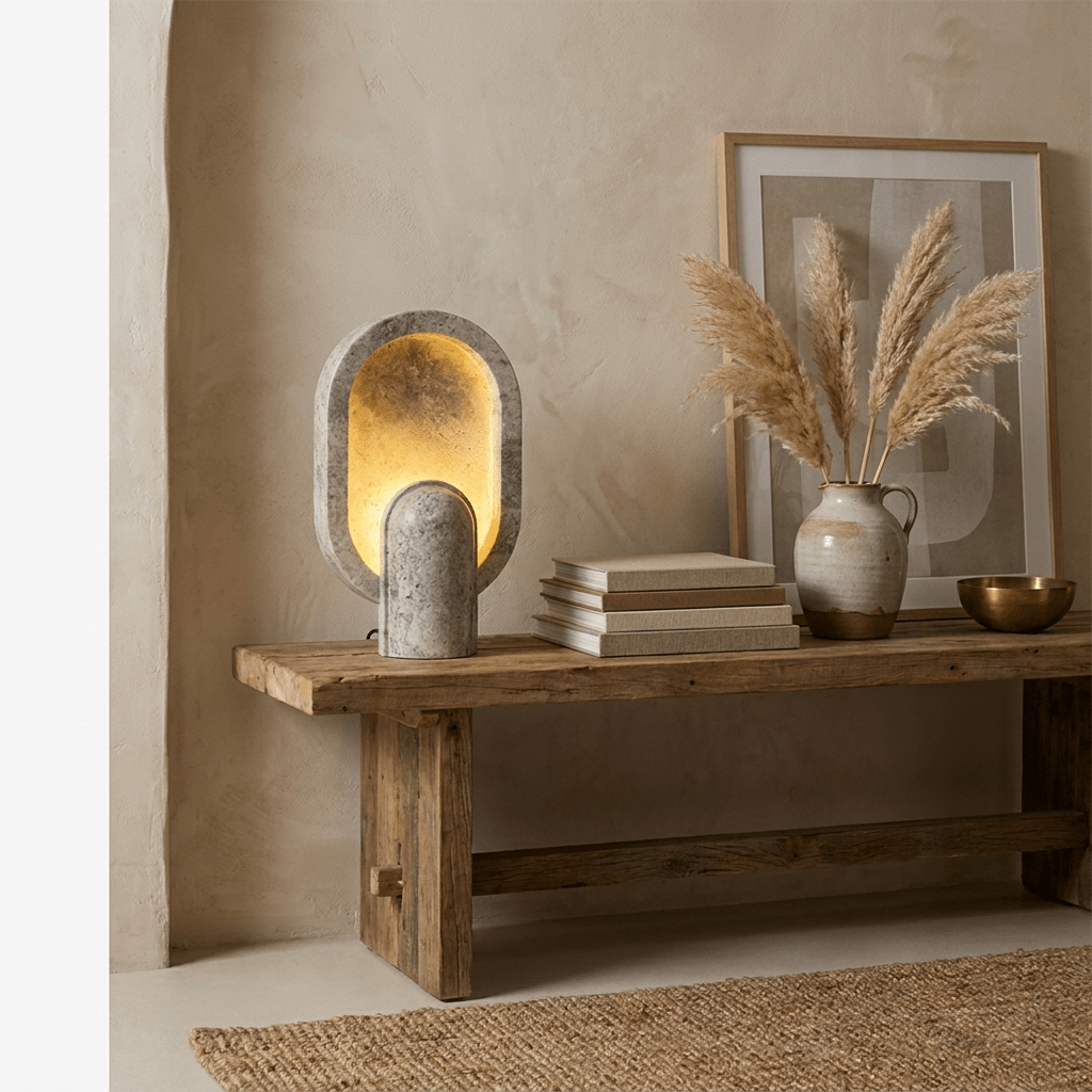 Valeena Travertine Tischleuchte