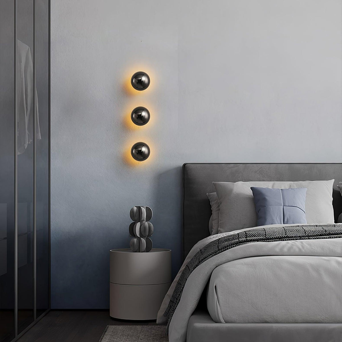 Virixy moderne minimalistische Wandleuchte mit Kugelschirm