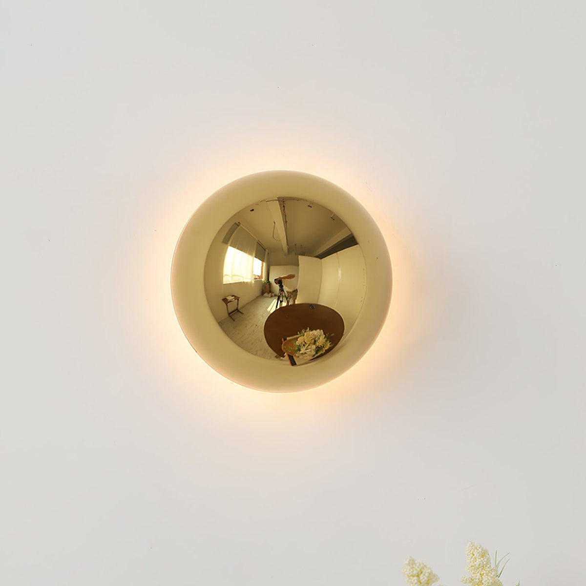 Virixy moderne minimalistische Wandleuchte mit Kugelschirm
