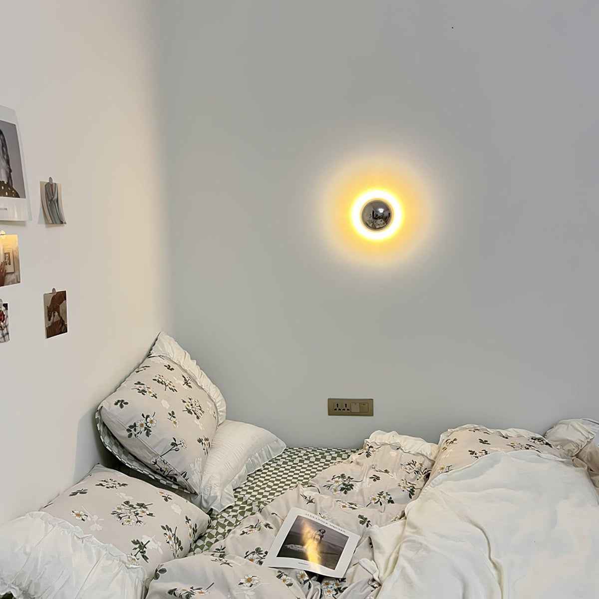 Virixy moderne minimalistische Wandleuchte mit Kugelschirm