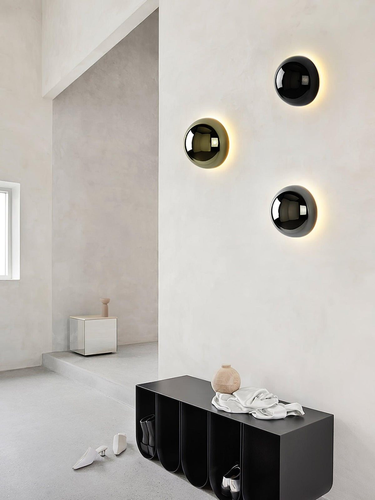 Virixy moderne minimalistische Wandleuchte mit Kugelschirm