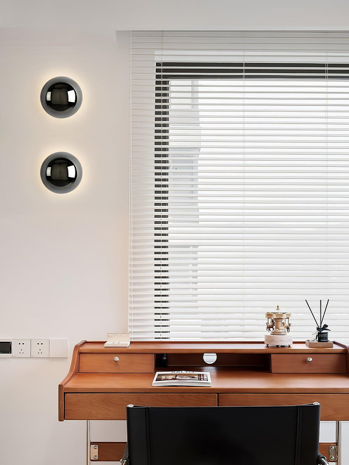 Virixy moderne minimalistische Wandleuchte mit Kugelschirm