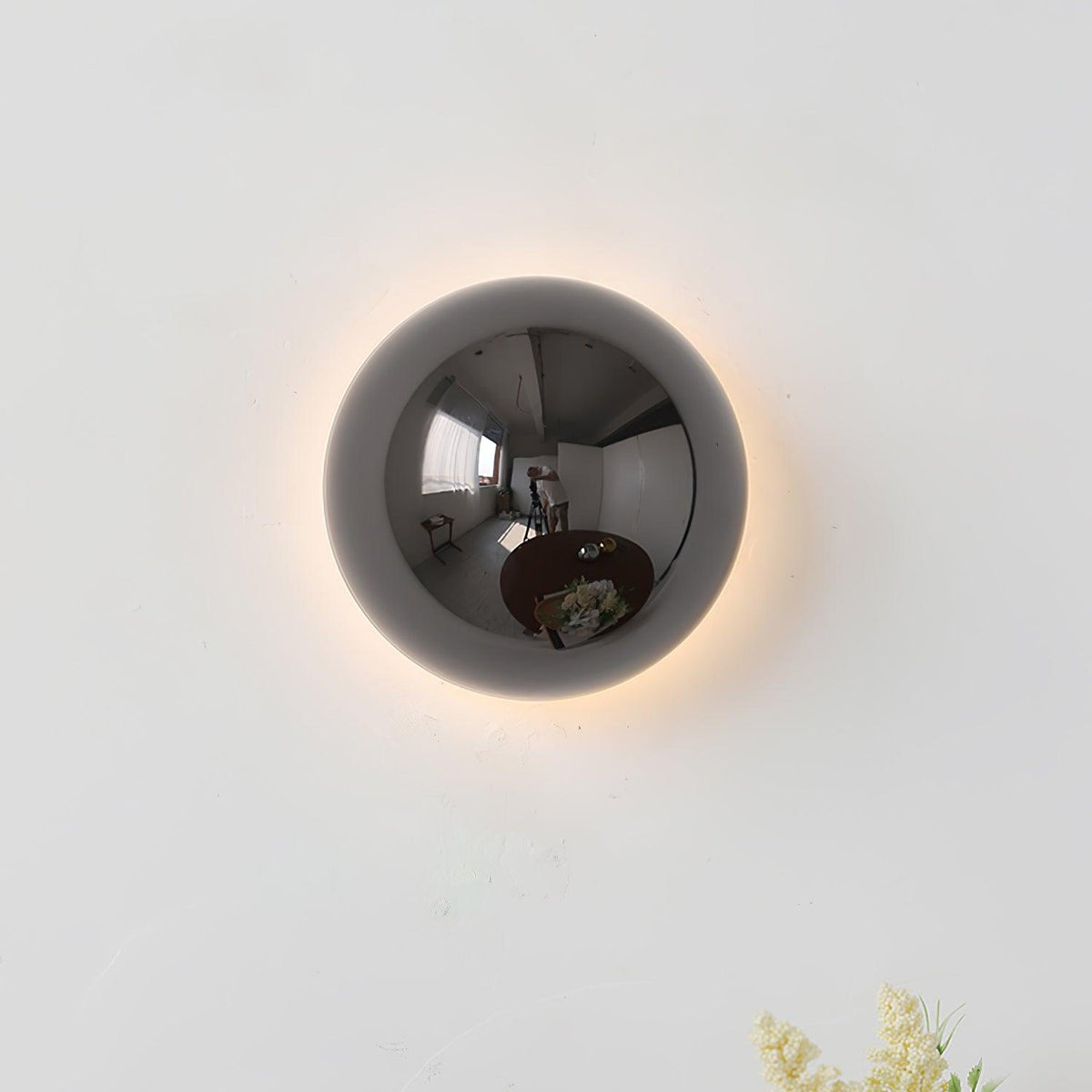 Virixy moderne minimalistische Wandleuchte mit Kugelschirm