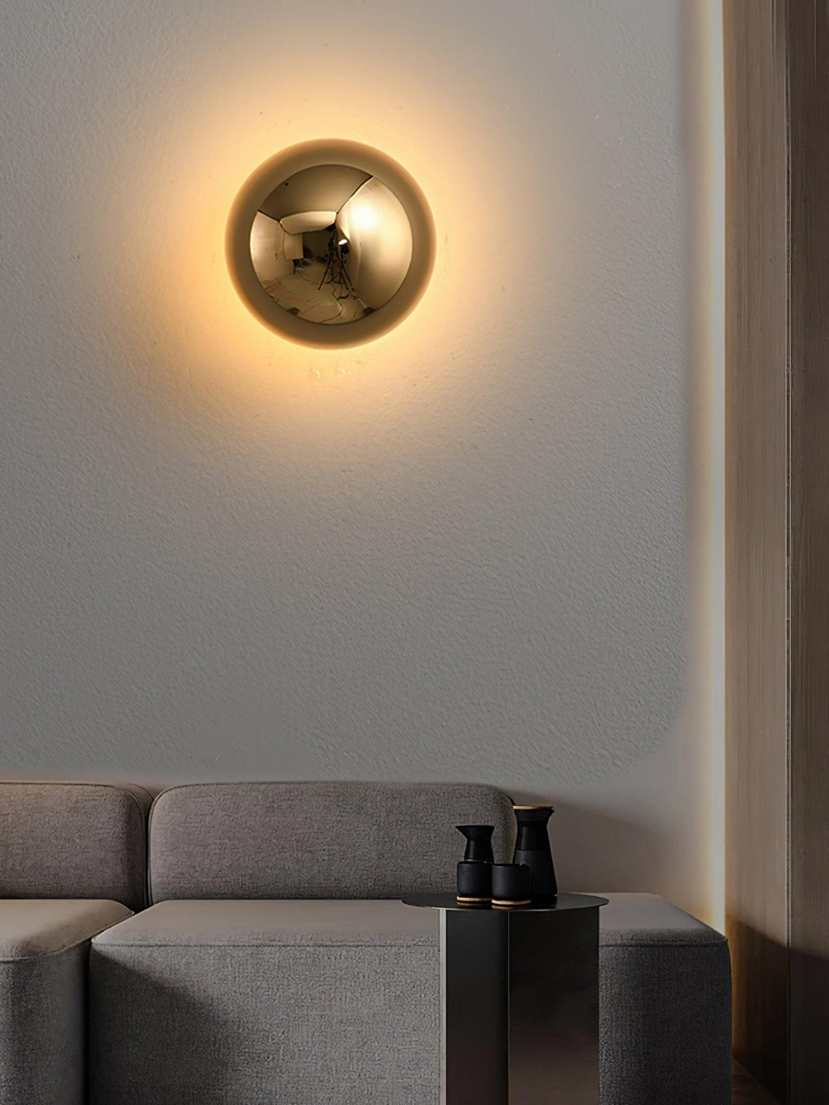 Virixy moderne minimalistische Wandleuchte mit Kugelschirm