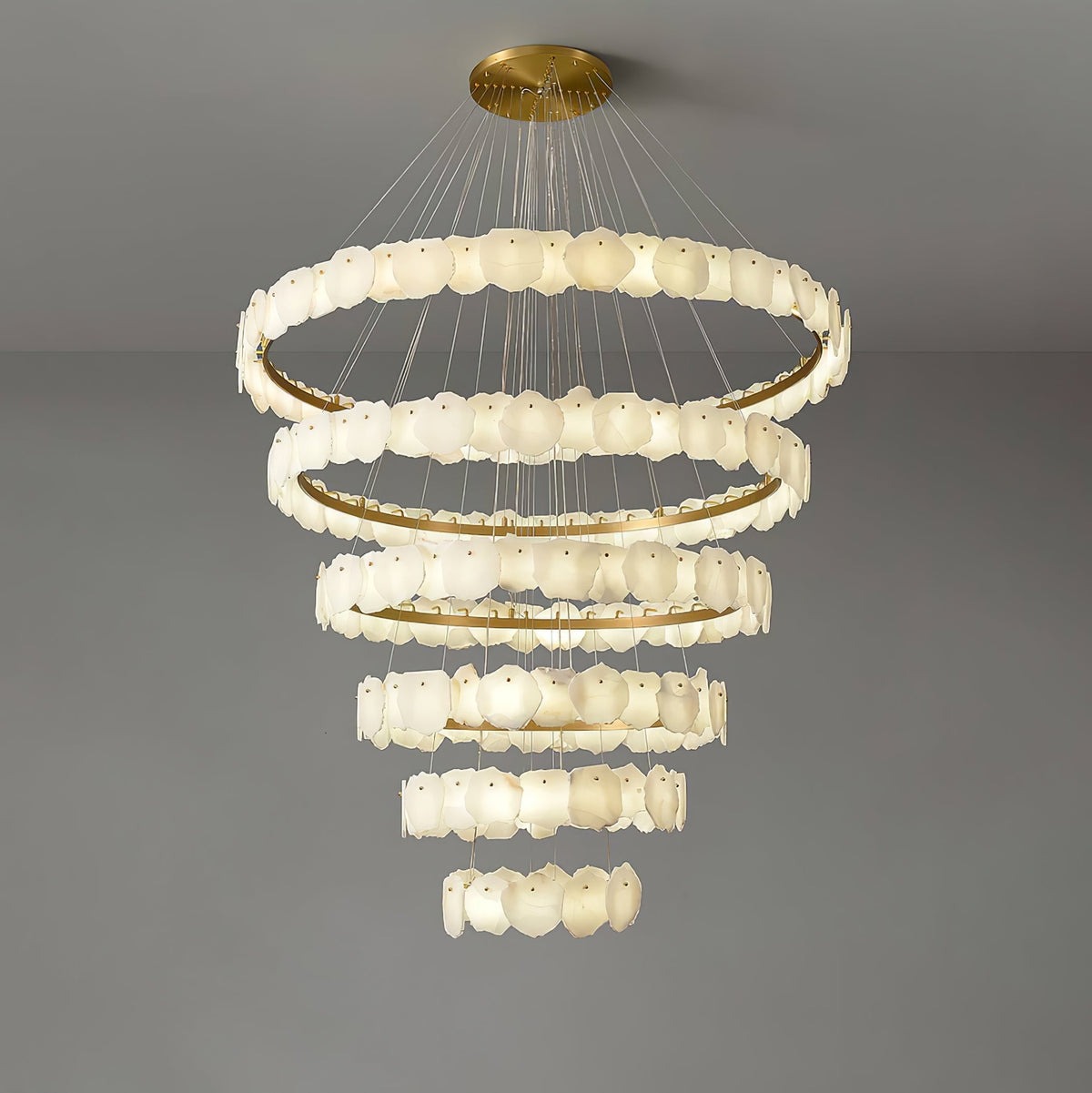 Albeine Kronleuchter luxuriöse Kronleuchte aus Alabaster