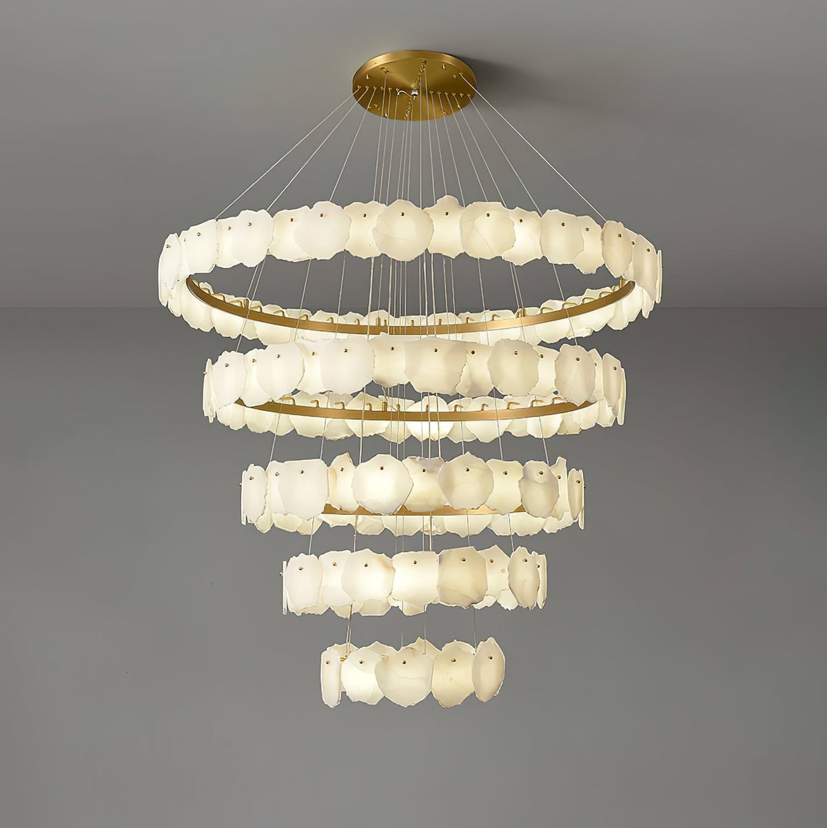Albeine Kronleuchter luxuriöse Kronleuchte aus Alabaster