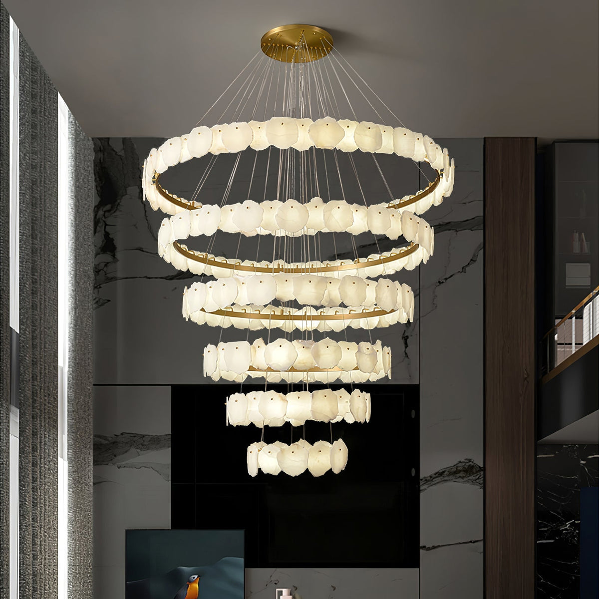 Albeine Kronleuchter luxuriöse Kronleuchte aus Alabaster