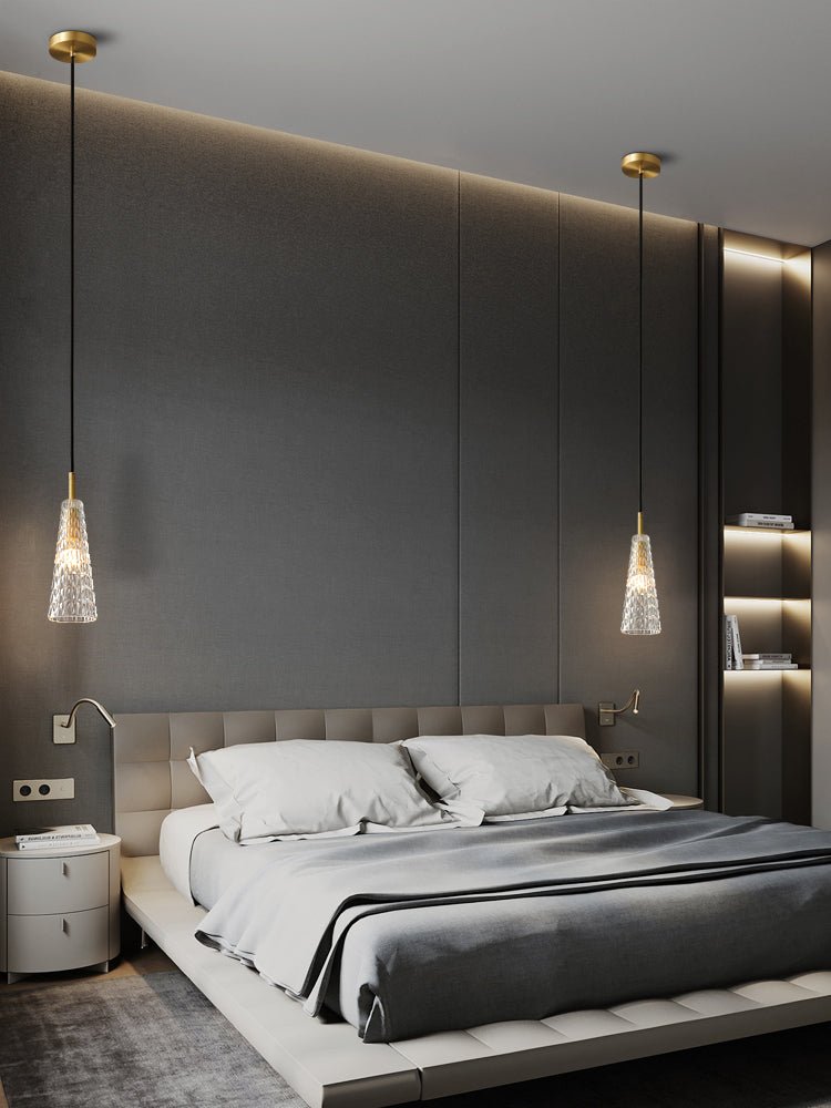 Luxinira Pendelleuchte Transparenter Schirm Kristall