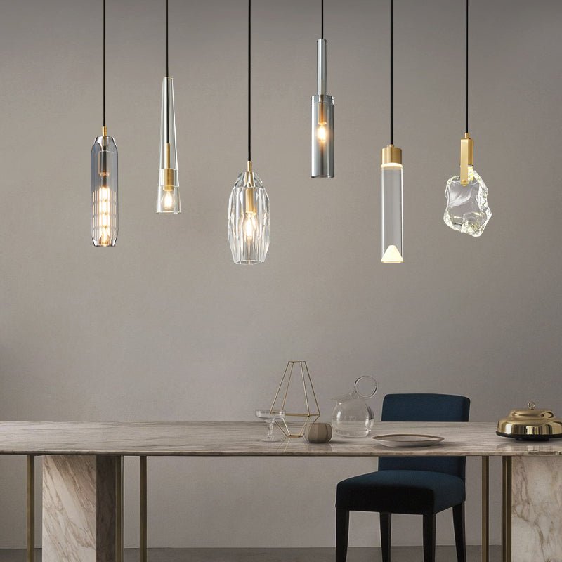 Luxinira Pendelleuchte Transparenter Schirm Kristall