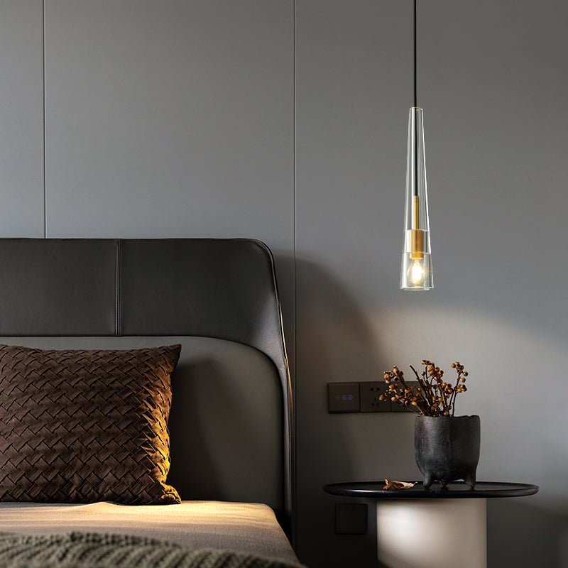 Luxinira Pendelleuchte Transparenter Schirm Kristall