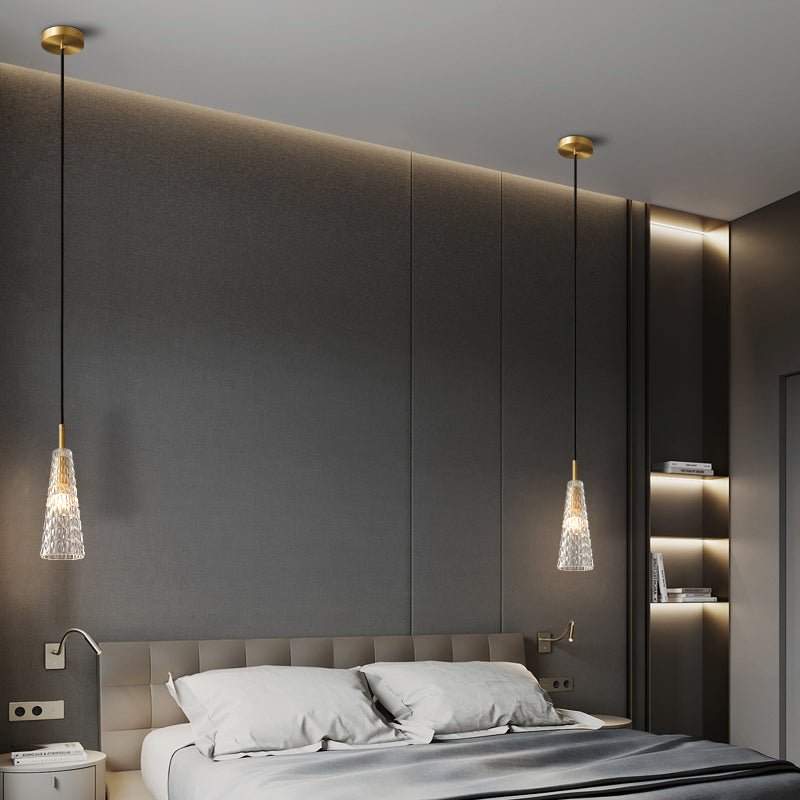 Luxinira Pendelleuchte Transparenter Schirm Kristall