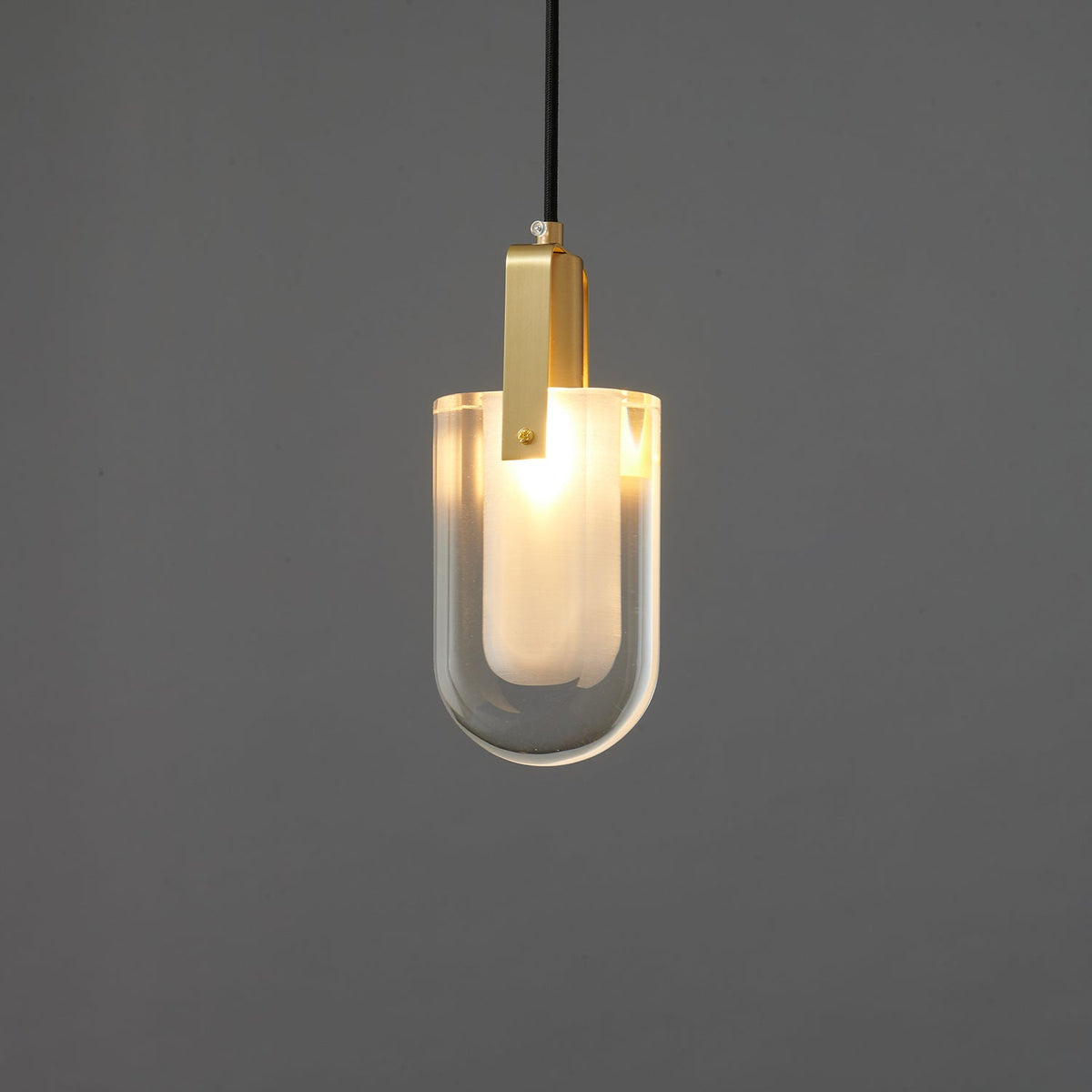Luxinira Pendelleuchte Transparenter Schirm Kristall