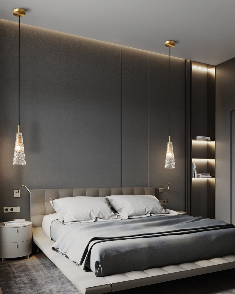 Luxinira Pendelleuchte Transparenter Schirm Kristall