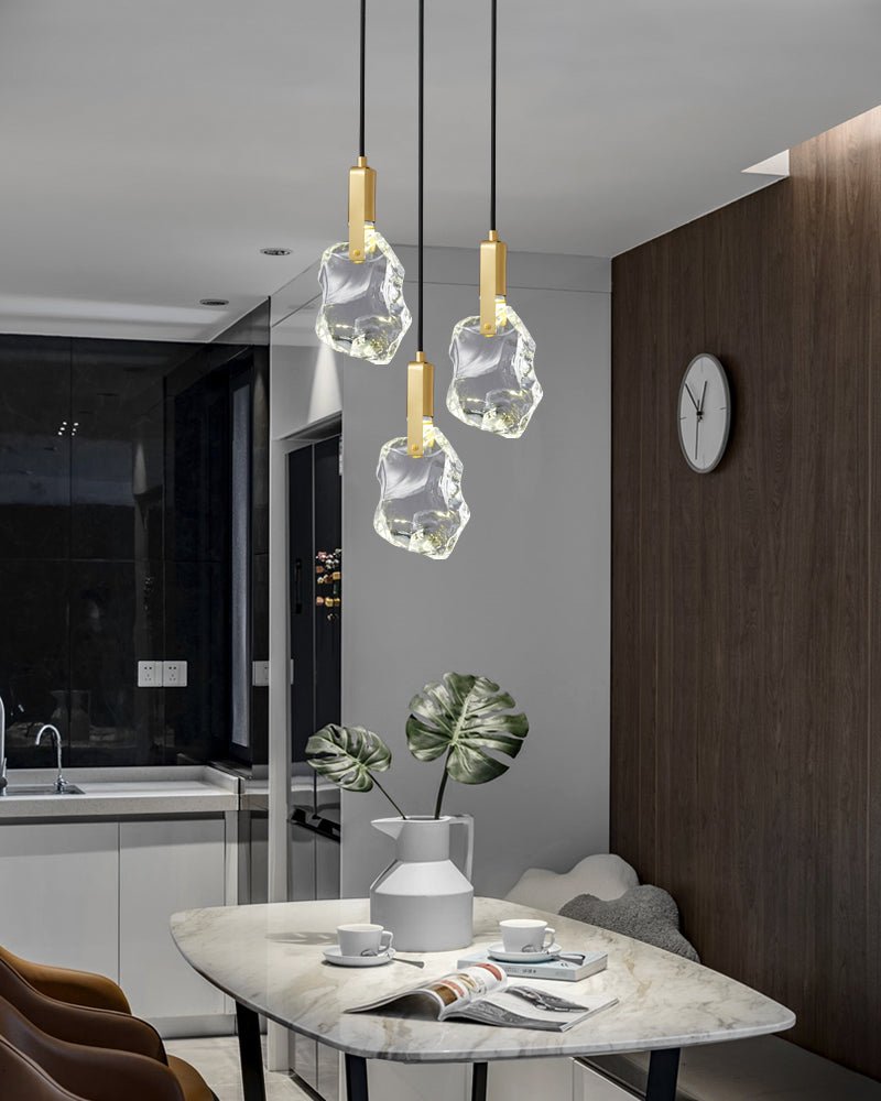 Luxinira Pendelleuchte Transparenter Schirm Kristall