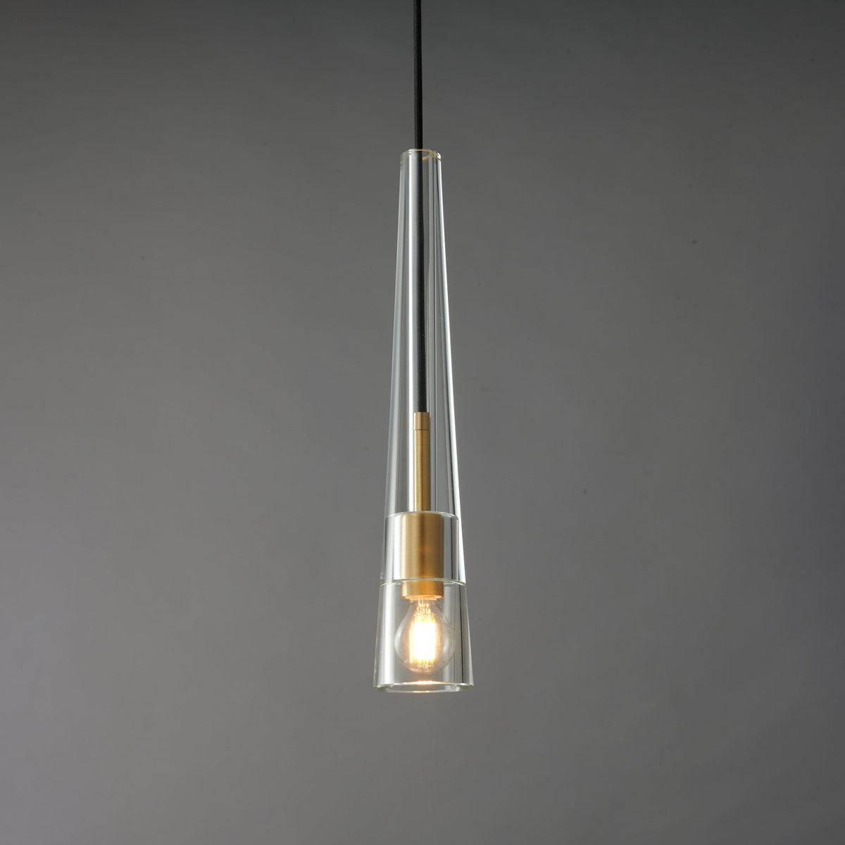 Luxinira Pendelleuchte Transparenter Schirm Kristall