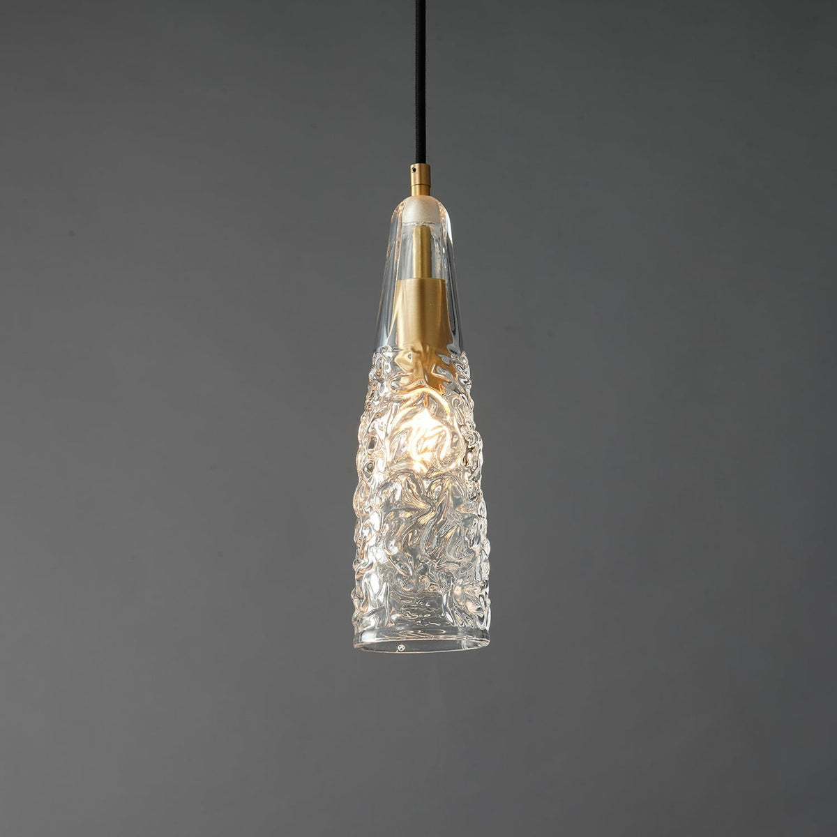 Luxinira Pendelleuchte Transparenter Schirm Kristall