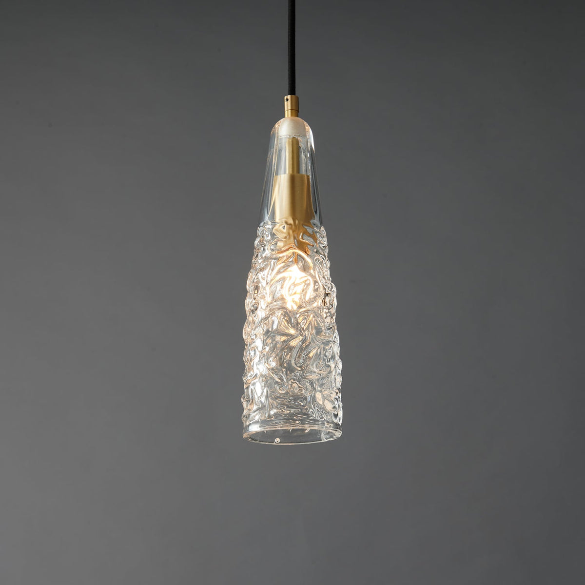 Luxinira Pendelleuchte Transparenter Schirm Kristall