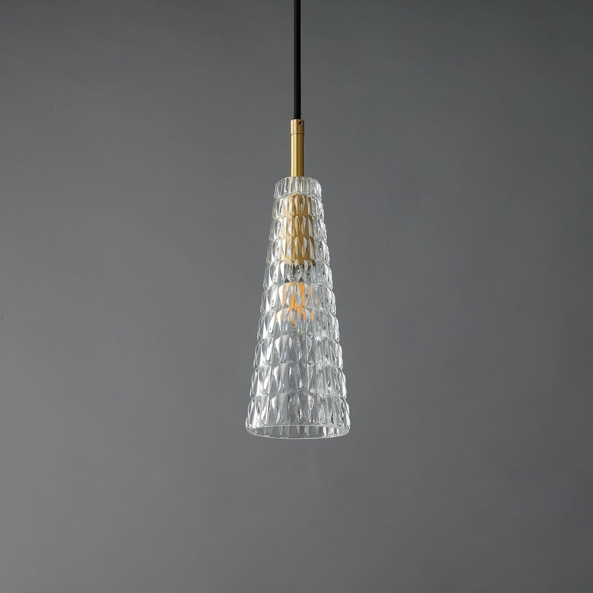 Luxinira Pendelleuchte Transparenter Schirm Kristall