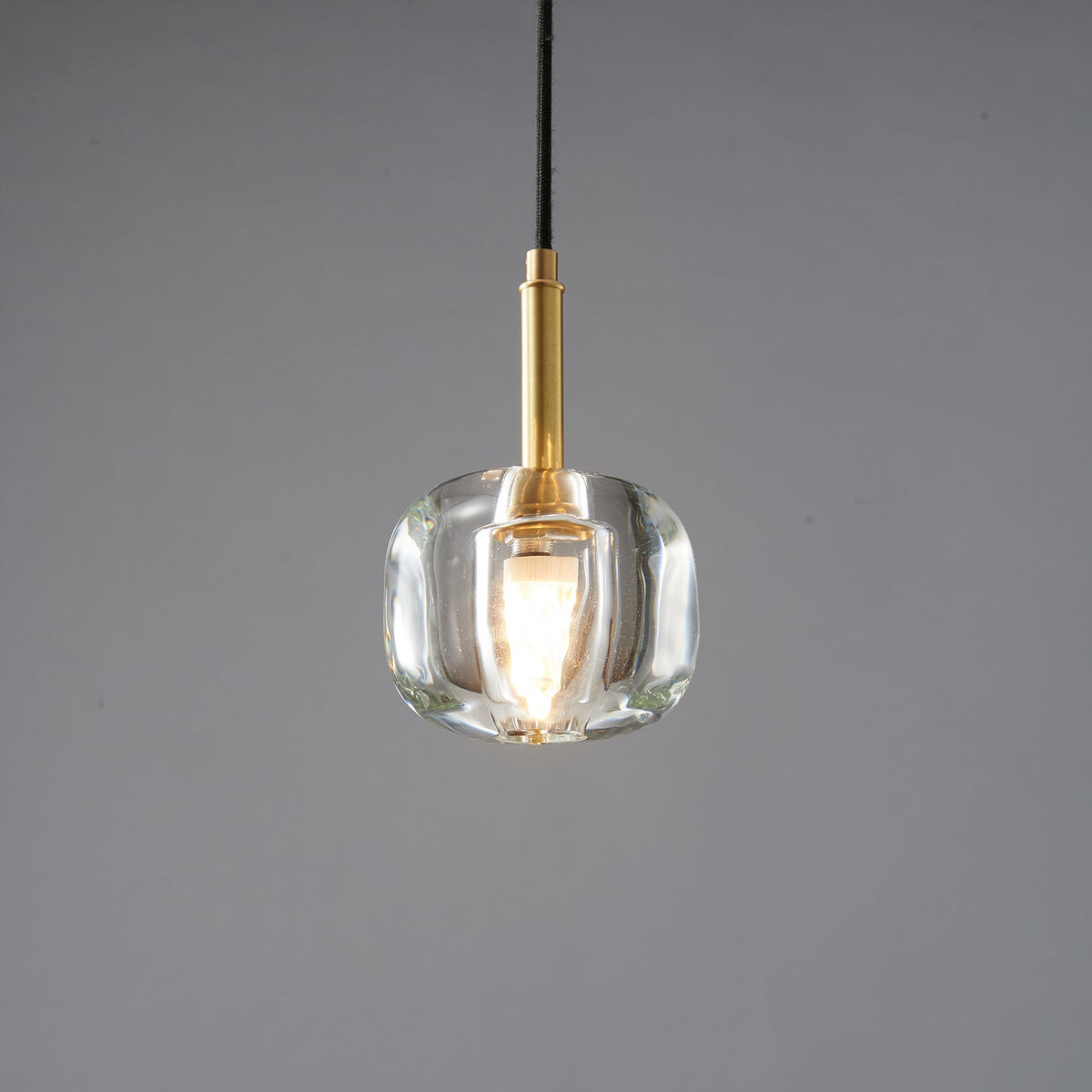 Luxinira Pendelleuchte Transparenter Schirm Kristall