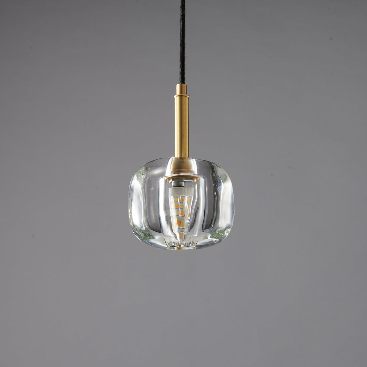 Luxinira Pendelleuchte Transparenter Schirm Kristall