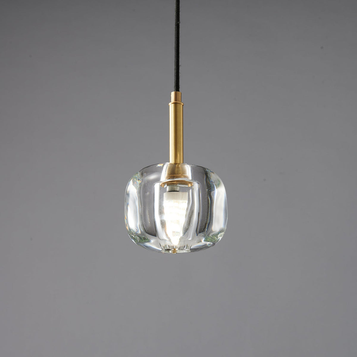 Luxinira Pendelleuchte Transparenter Schirm Kristall