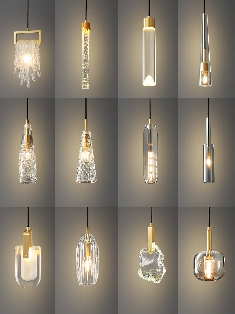Luxinira Pendelleuchte Transparenter Schirm Kristall