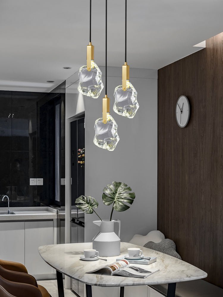 Luxinira Pendelleuchte Transparenter Schirm Kristall