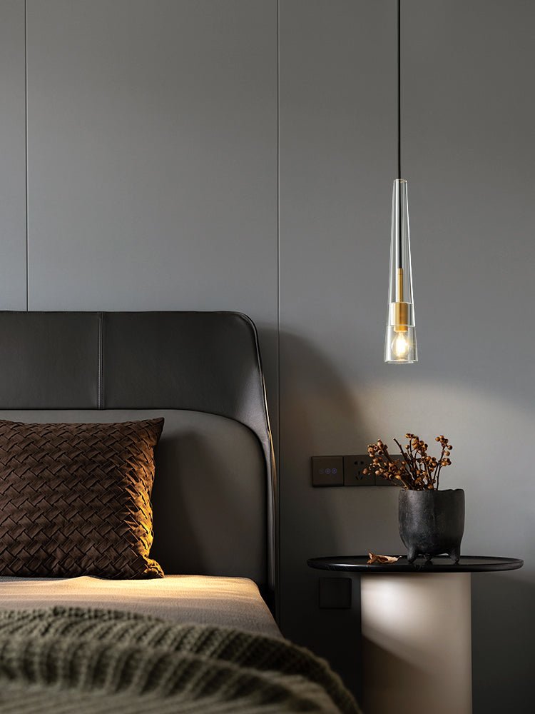 Luxinira Pendelleuchte Transparenter Schirm Kristall