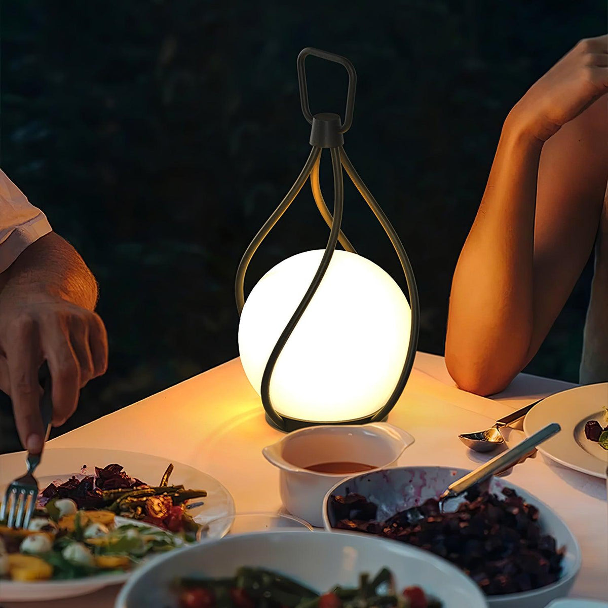 Emma Minimalistische Tischleuchte aus Glas