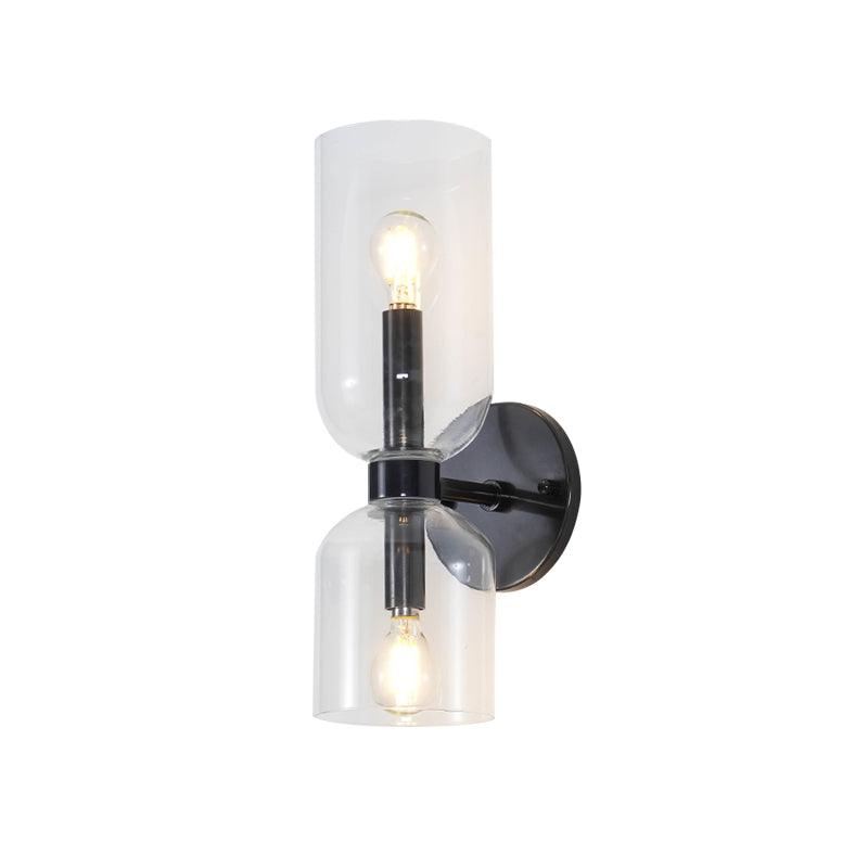 Bryn zeitgenössische minimalistische Wandleuchte aus Glas