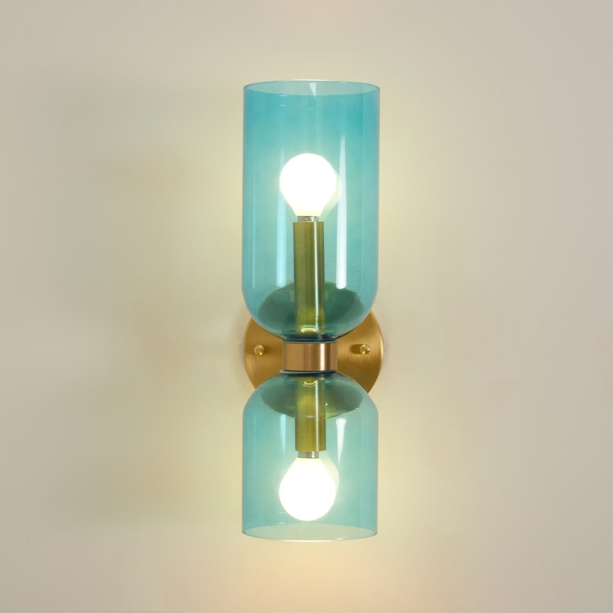 Bryn zeitgenössische minimalistische Wandleuchte aus Glas
