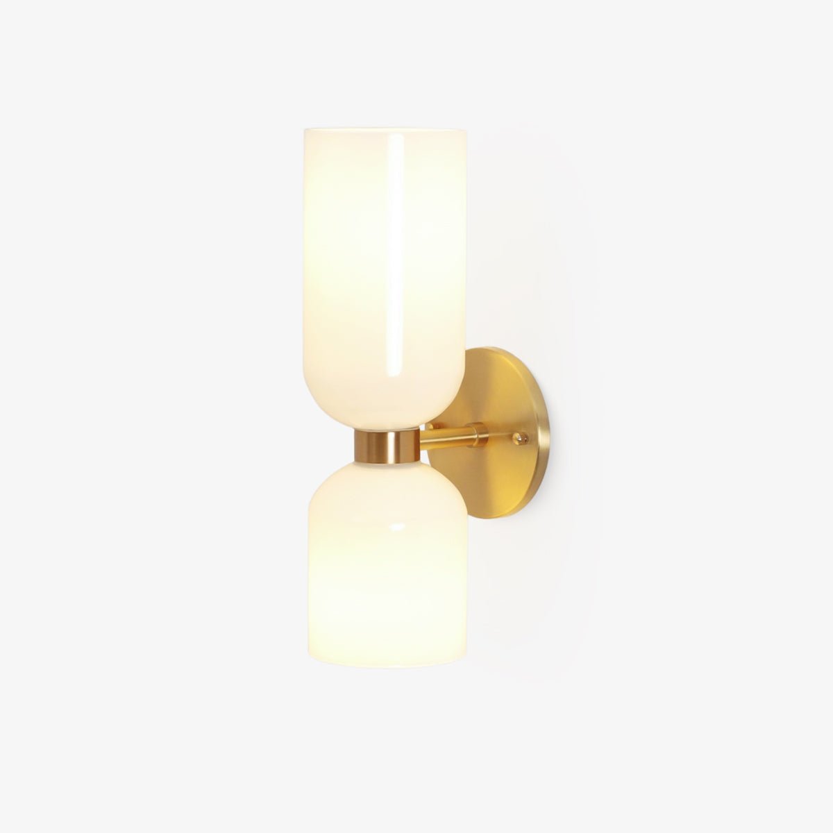 Bryn zeitgenössische minimalistische Wandleuchte aus Glas