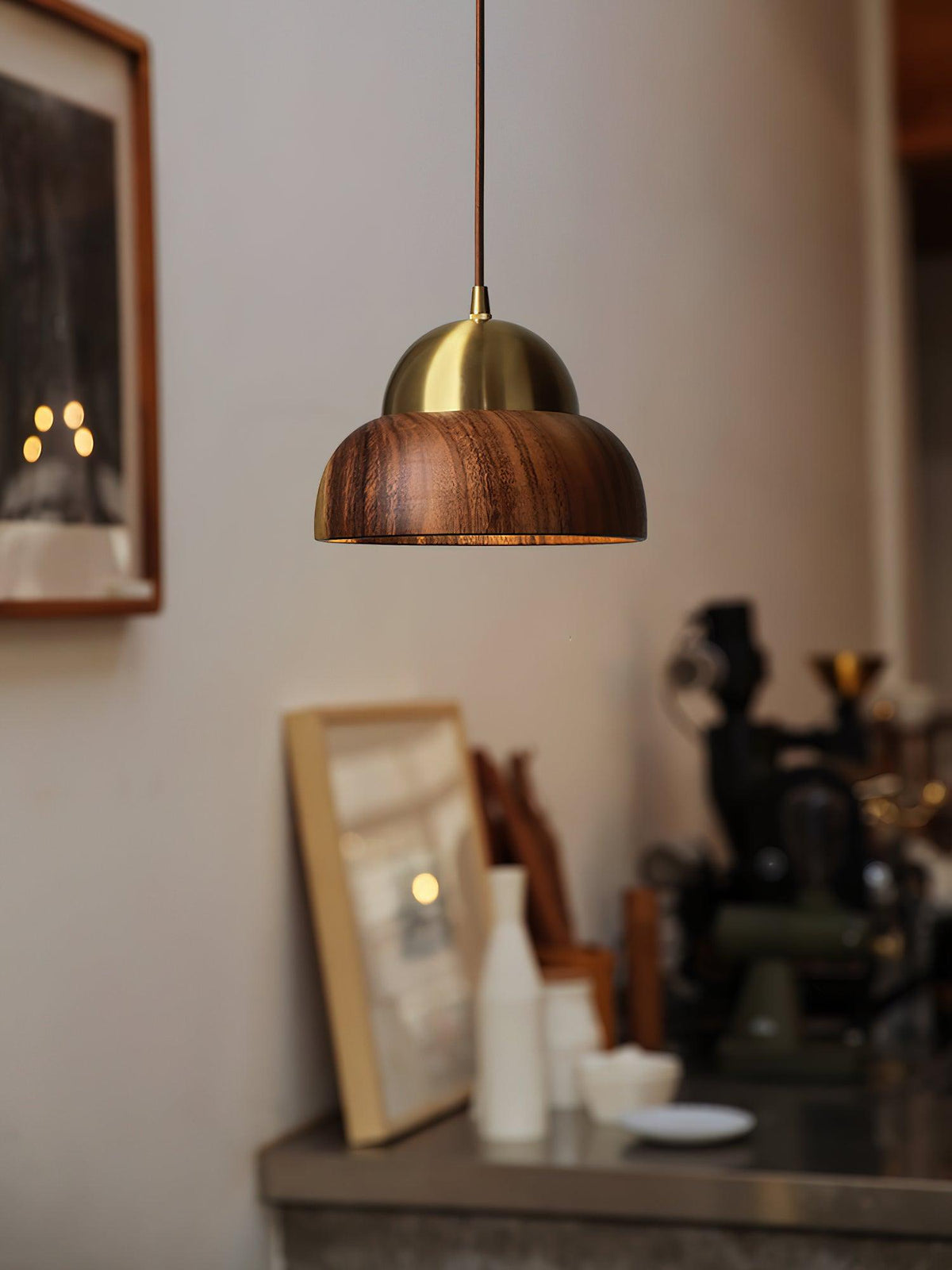 Bronze Rustic Messing Pendelleuchte