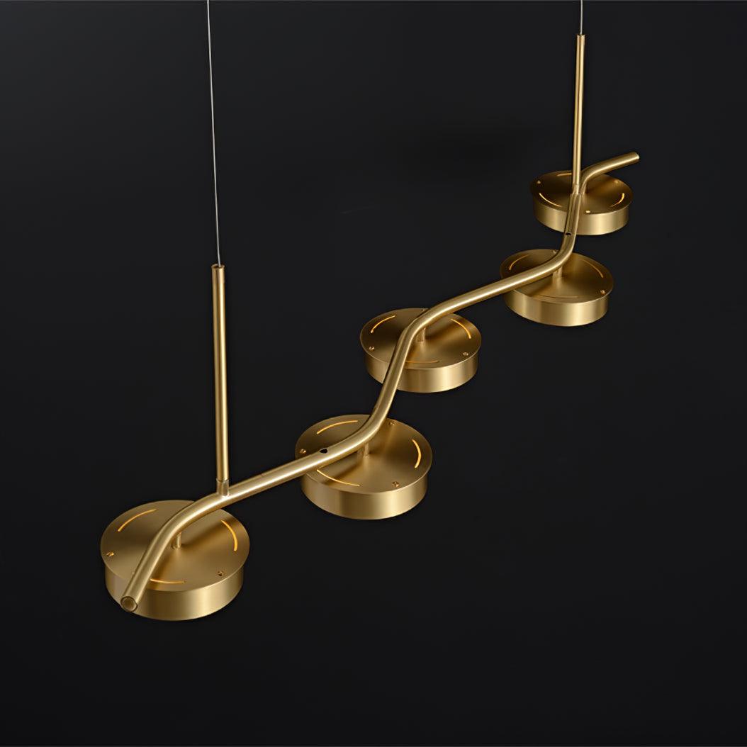 Aureus Kronleuchter aus Messing
