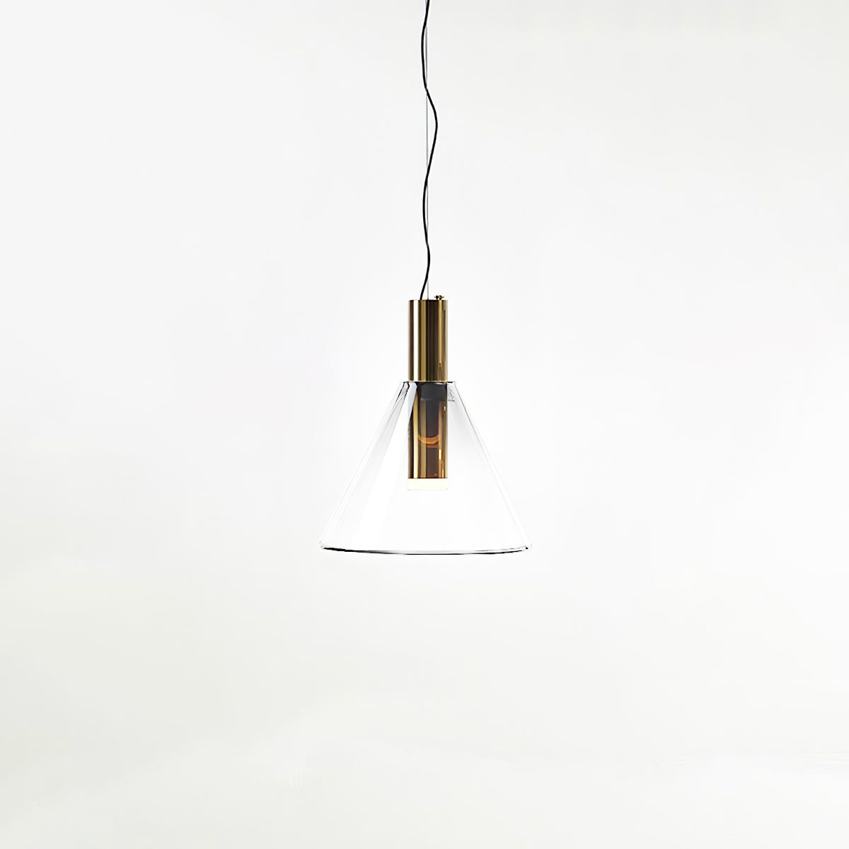Aeris Minimalistische Pendelleuchte aus Glas