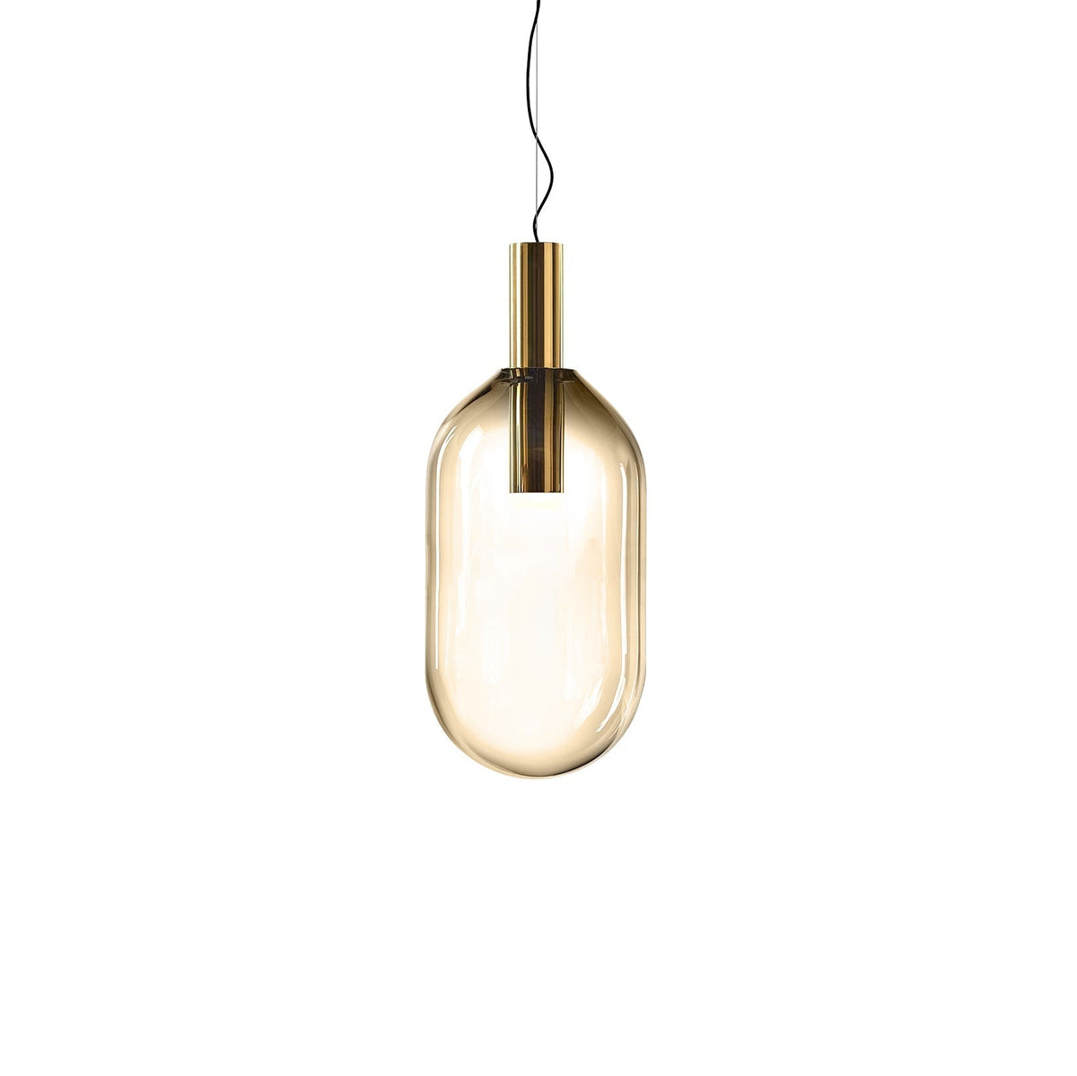 Aeris Minimalistische Pendelleuchte aus Glas