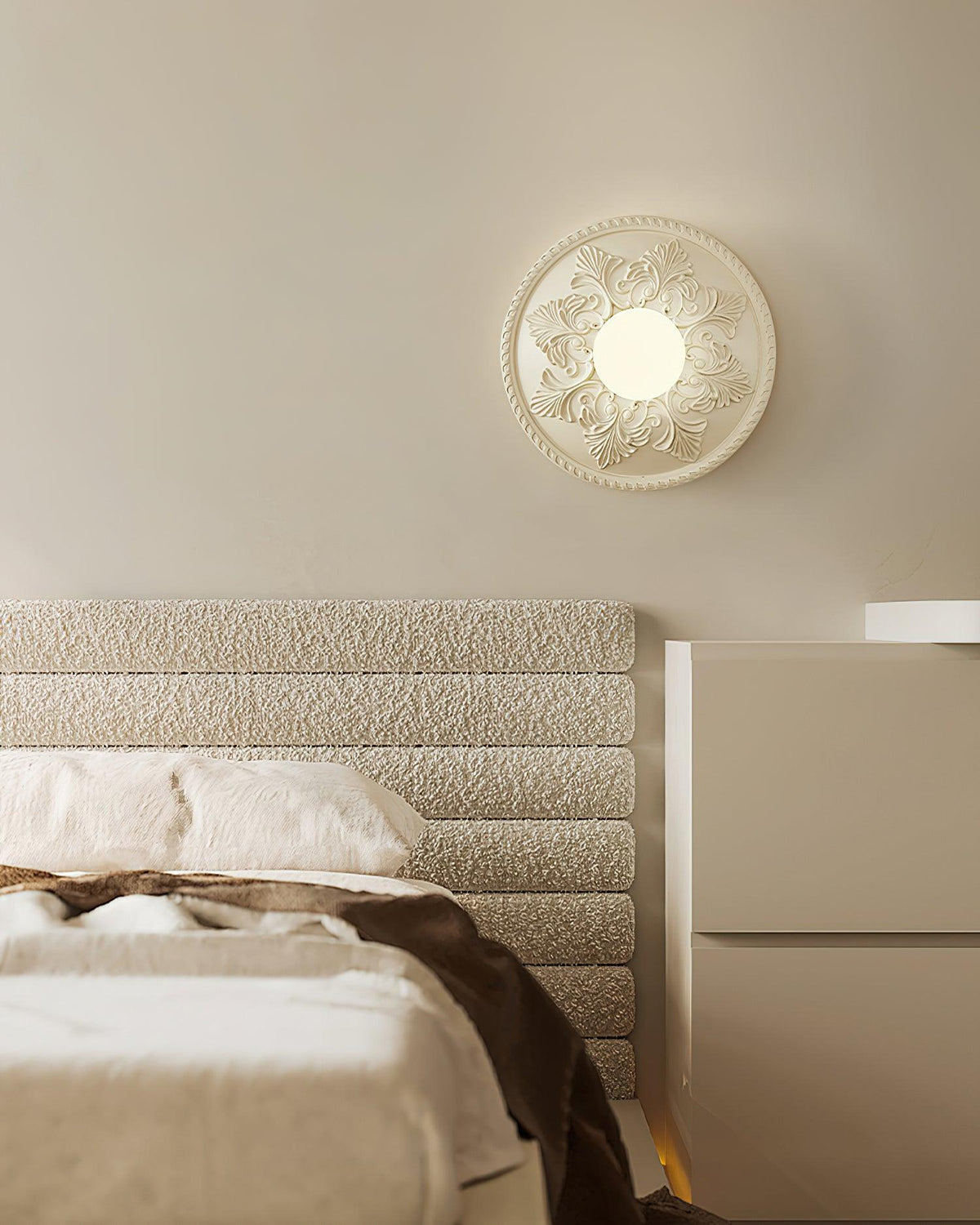 Dleur Wandleuchte Beige