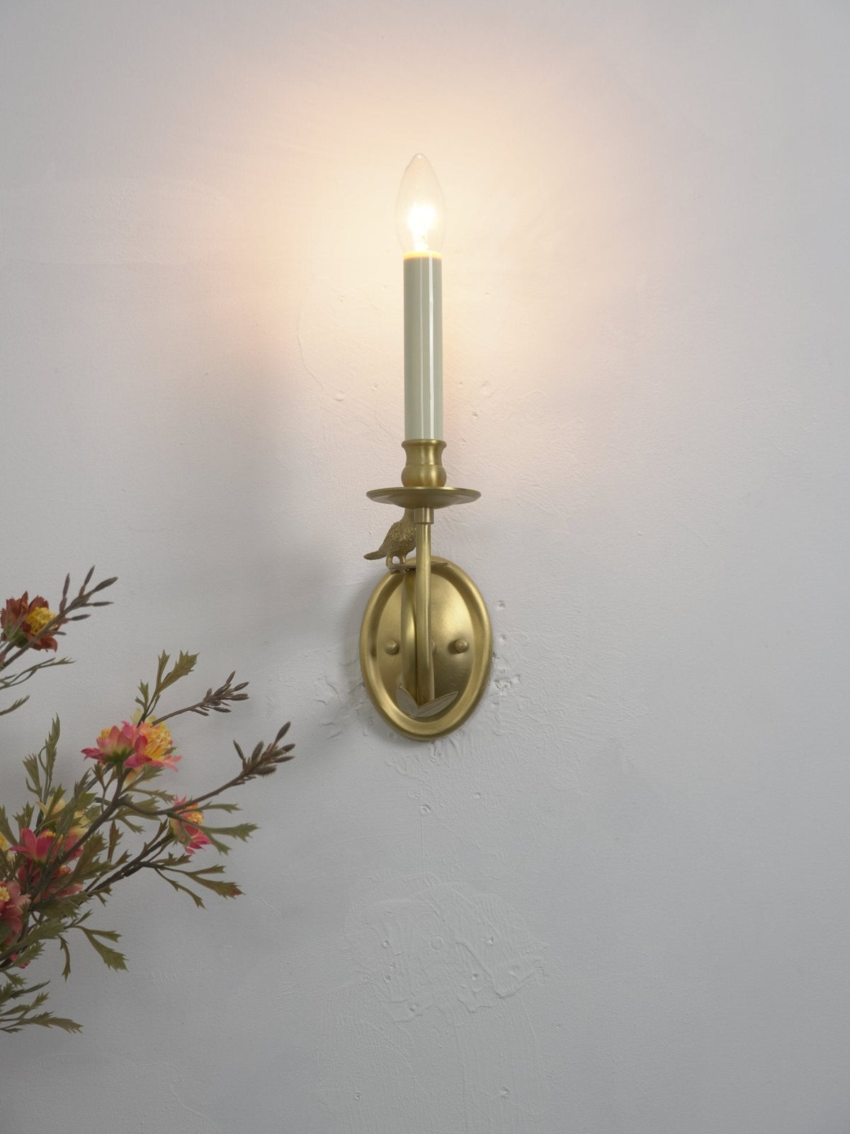 Jexdo elegante Wandleuchte in Messing