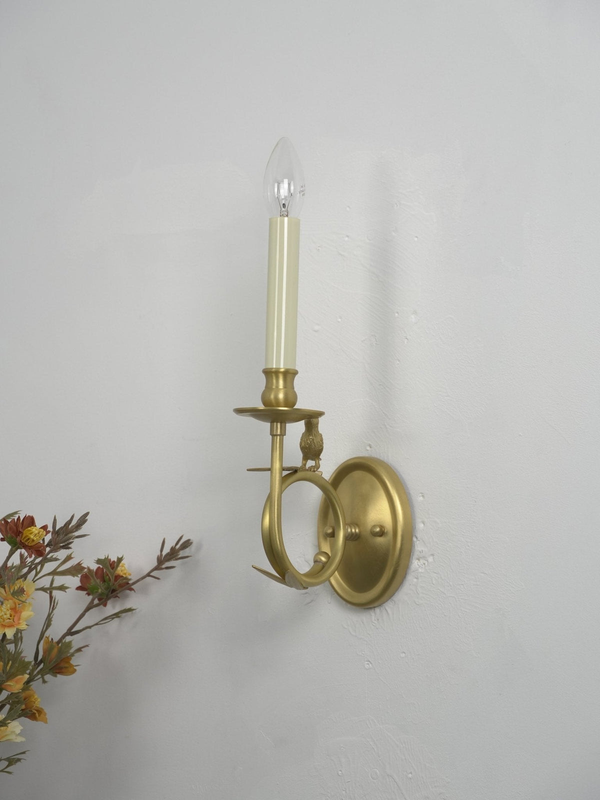 Jexdo elegante Wandleuchte in Messing