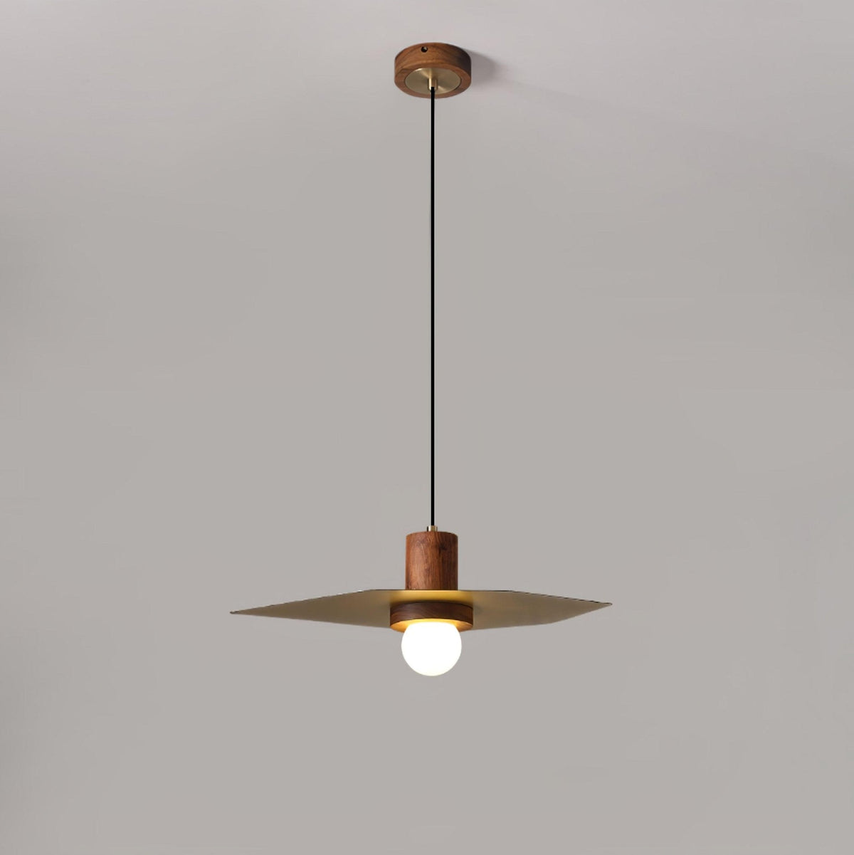 Elvoreria Premium skandinavische Kunst-Holz-Pendelleuchte