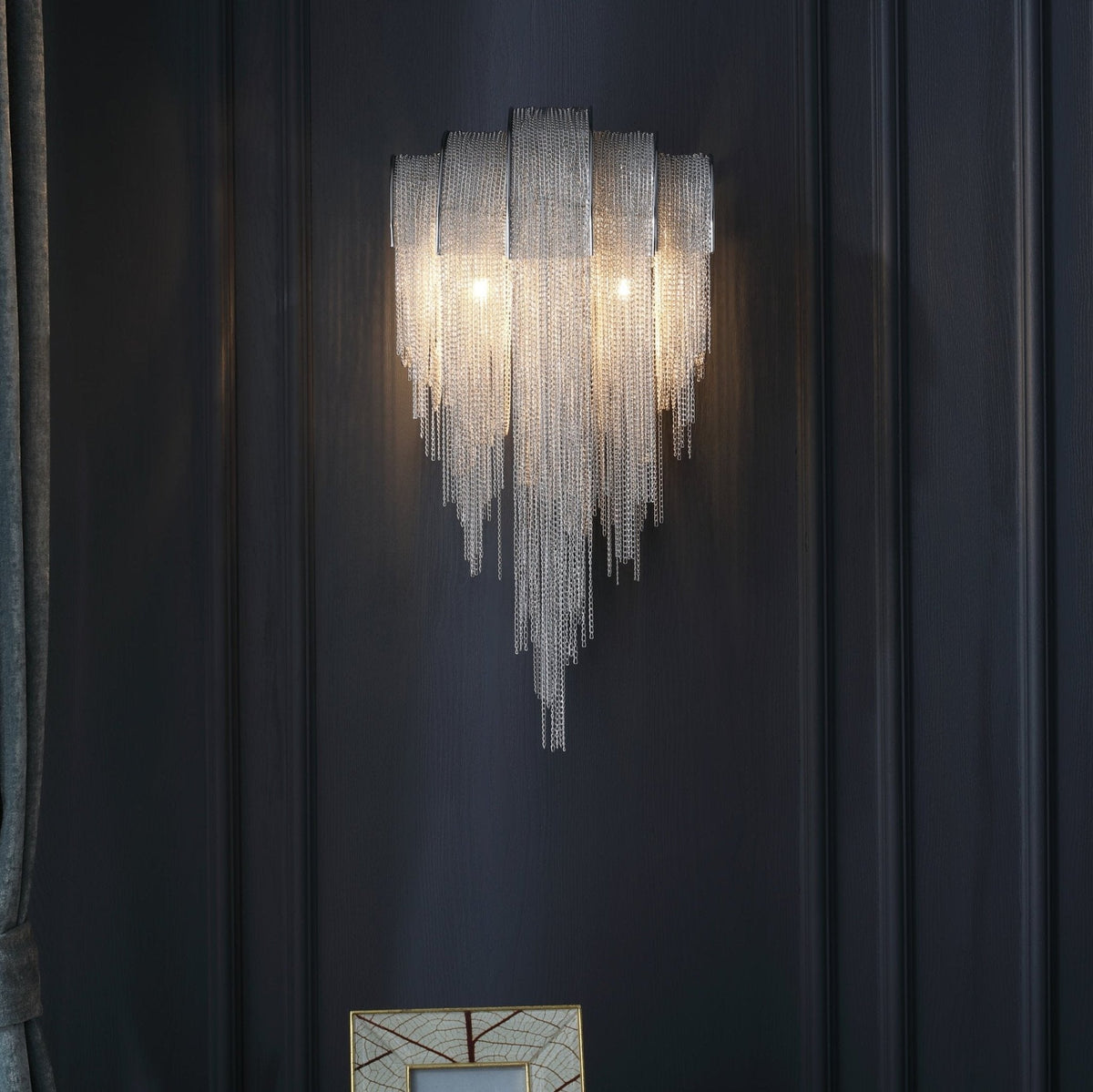 Chains Postmodern Luxus-Tassel-Wandleuchte