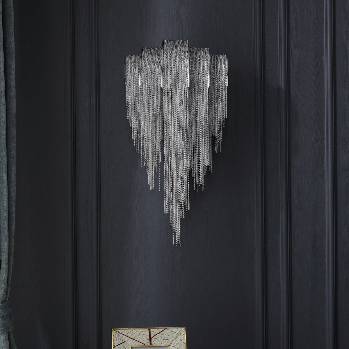 Chains Postmodern Luxus-Tassel-Wandleuchte