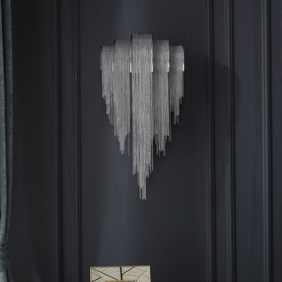 Chains Postmodern Luxus-Tassel-Wandleuchte