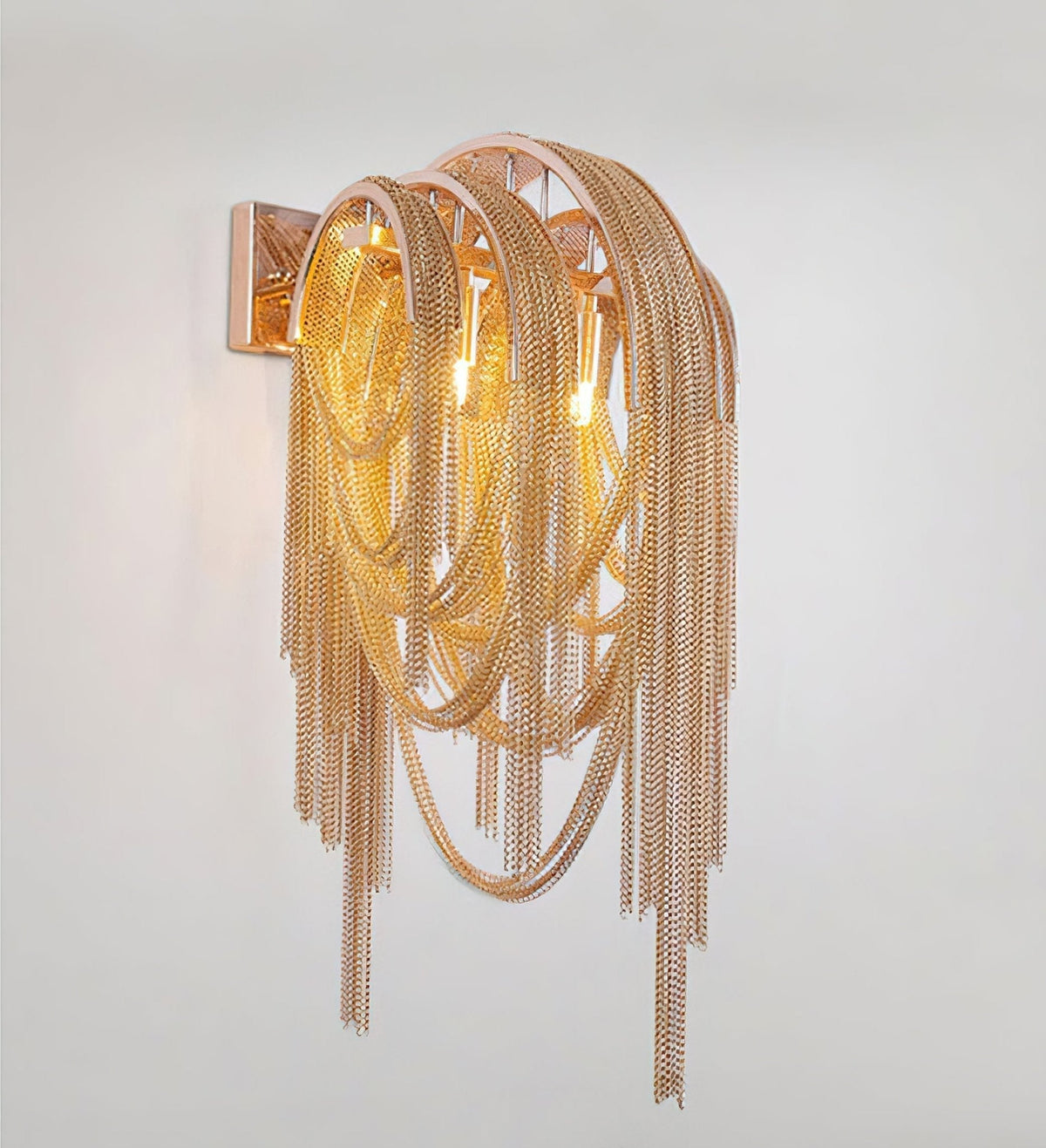 Chains Postmodern Luxus-Tassel-Wandleuchte