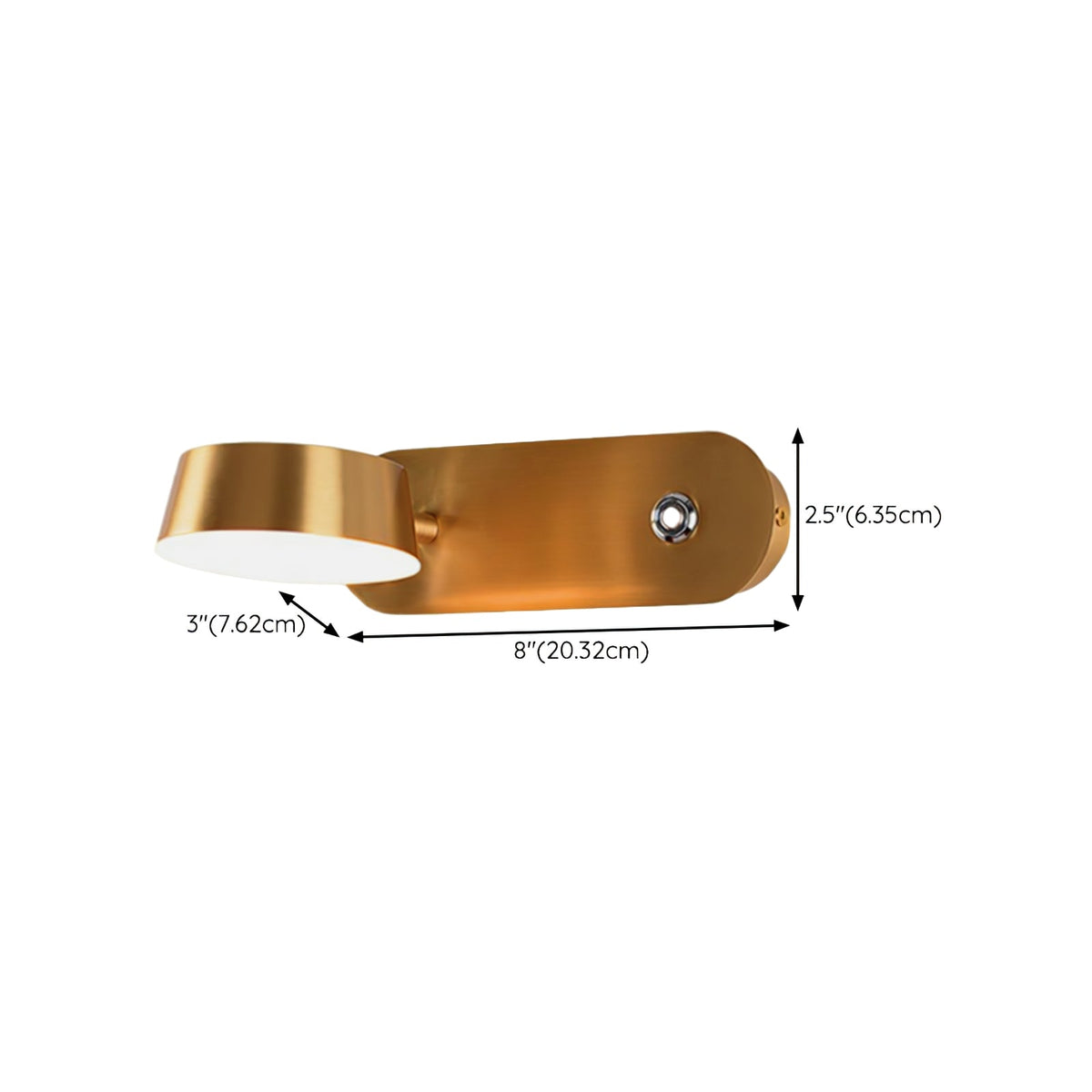 Xara Premium Elegance Vanity Messing Wandleuchte
